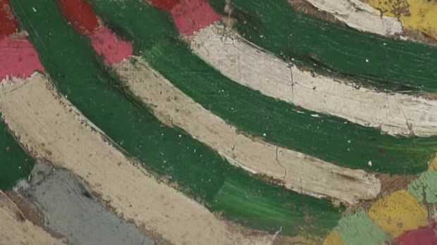 Bild:  Oberflächenreinigung Ornamentale Komposition Wilhelm Morgner